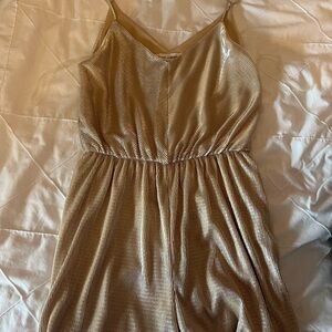 Champagne Women's Romper [Moon meadow]